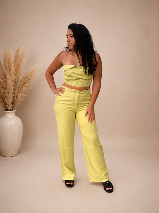 Green Pant Set